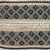 Chocolate Brown Jute Throw Pillow