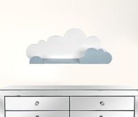 Blue and White Cloud Wall Shelf
