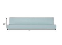 Pale Blue Floating Shelf