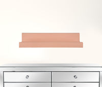 Pale Orange Floating Shelf