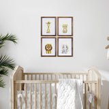 Jungle Animals Wall Art Set