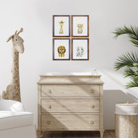 Jungle Animals Wall Art Set