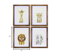 Jungle Animals Wall Art Set