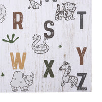 Jungle Animal Alphabet Wall Art