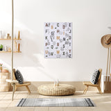 Jungle Animal Alphabet Wall Art