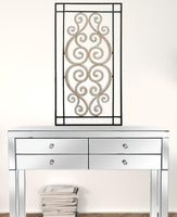 Modern Wooden Scroll Wall Decor