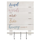 Kind Words Are Honey Wooden Wall Decor