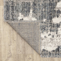 5'x8' Grey and Ivory Grey Matter  Area Rug