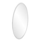 28' x 28' Minimalist Round Mirror with Beveled Edge