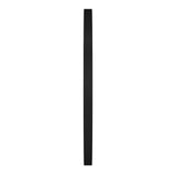 Round Stainless Steel Frame with Brushed Black Finish