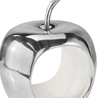 Apple Shaped Aluminum Decorative Accent Bowl