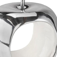 Apple Shaped Aluminum Decorative Accent Bowl