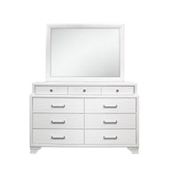 White Dresser with 9 Drawers