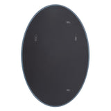 Oval Shaped Frameless Mirror