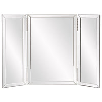 Three Part Hinged Vanity Tabletop Mirror