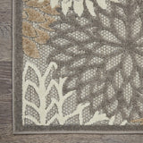 2? x 10? Natural and Gray Indoor Outdoor Runner Rug