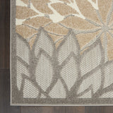 2? x 10? Natural and Gray Indoor Outdoor Runner Rug
