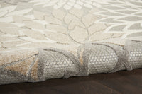 2? x 10? Natural and Gray Indoor Outdoor Runner Rug
