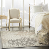 2? x 10? Natural and Gray Indoor Outdoor Runner Rug
