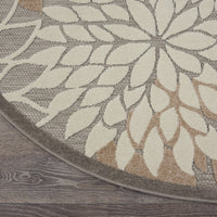 2? x 10? Natural and Gray Indoor Outdoor Runner Rug