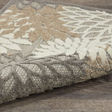 2? x 10? Natural and Gray Indoor Outdoor Runner Rug