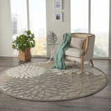 2? x 10? Natural and Gray Indoor Outdoor Runner Rug