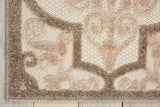 5? x 8? Cream and Beige Trellis Indoor Outdoor Area Rug