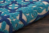 5? x 8? Cream and Beige Trellis Indoor Outdoor Area Rug