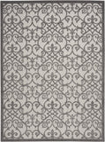 5? x 8? Gray and Charcoal Indoor Outdoor Area Rug