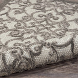 5? x 8? Gray and Charcoal Indoor Outdoor Area Rug