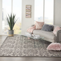 5? x 8? Gray and Charcoal Indoor Outdoor Area Rug
