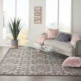 5? x 8? Gray and Charcoal Indoor Outdoor Area Rug