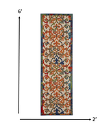 2' x 6? Rainbow Colored Indoor Outdoor Runner Rug