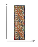 2' x 6? Rainbow Colored Indoor Outdoor Runner Rug