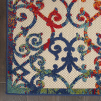5? x 8? Rainbow Colored Indoor Outdoor Area Rug
