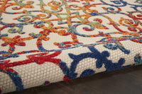 5? x 8? Rainbow Colored Indoor Outdoor Area Rug