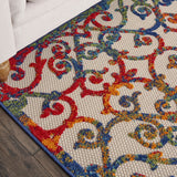 5? x 8? Rainbow Colored Indoor Outdoor Area Rug