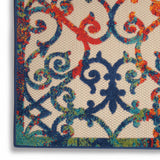 5? x 8? Rainbow Colored Indoor Outdoor Area Rug