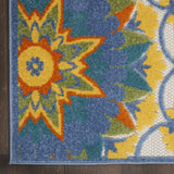 5? x 7' Multi Medallion Indoor Outdoor Area Rug