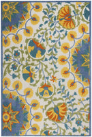 5? x 7' Multi Medallion Indoor Outdoor Area Rug