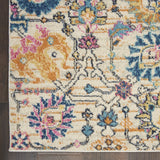 4? x 6? Ivory and Multicolor Floral Buds Area Rug