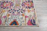 8? x 10? Gray and Pink Distressed Area Rug