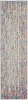 5? x 7? Ivory Abstract Striations Area Rug