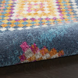 4? x 6? Navy Blue Berber Pattern Area Rug