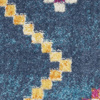 4? x 6? Navy Blue Berber Pattern Area Rug