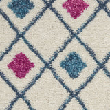8? x 10? Ivory Jewels Geometric Area Rug