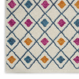 8? x 10? Ivory Jewels Geometric Area Rug