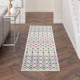8? x 10? Ivory Jewels Geometric Area Rug