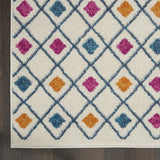 8? x 10? Ivory Jewels Geometric Area Rug