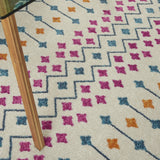 8? x 10? Ivory Jewels Geometric Area Rug
